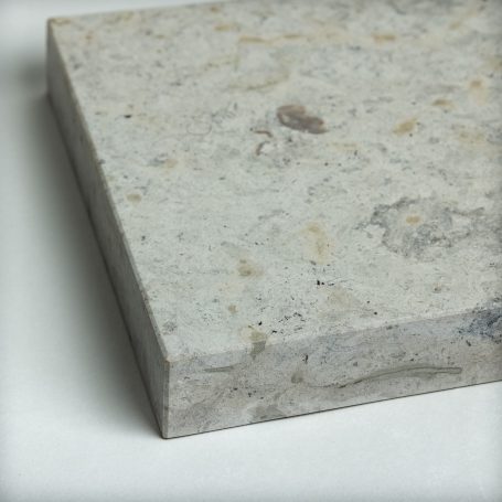 Countertop and backsplash of natural stone