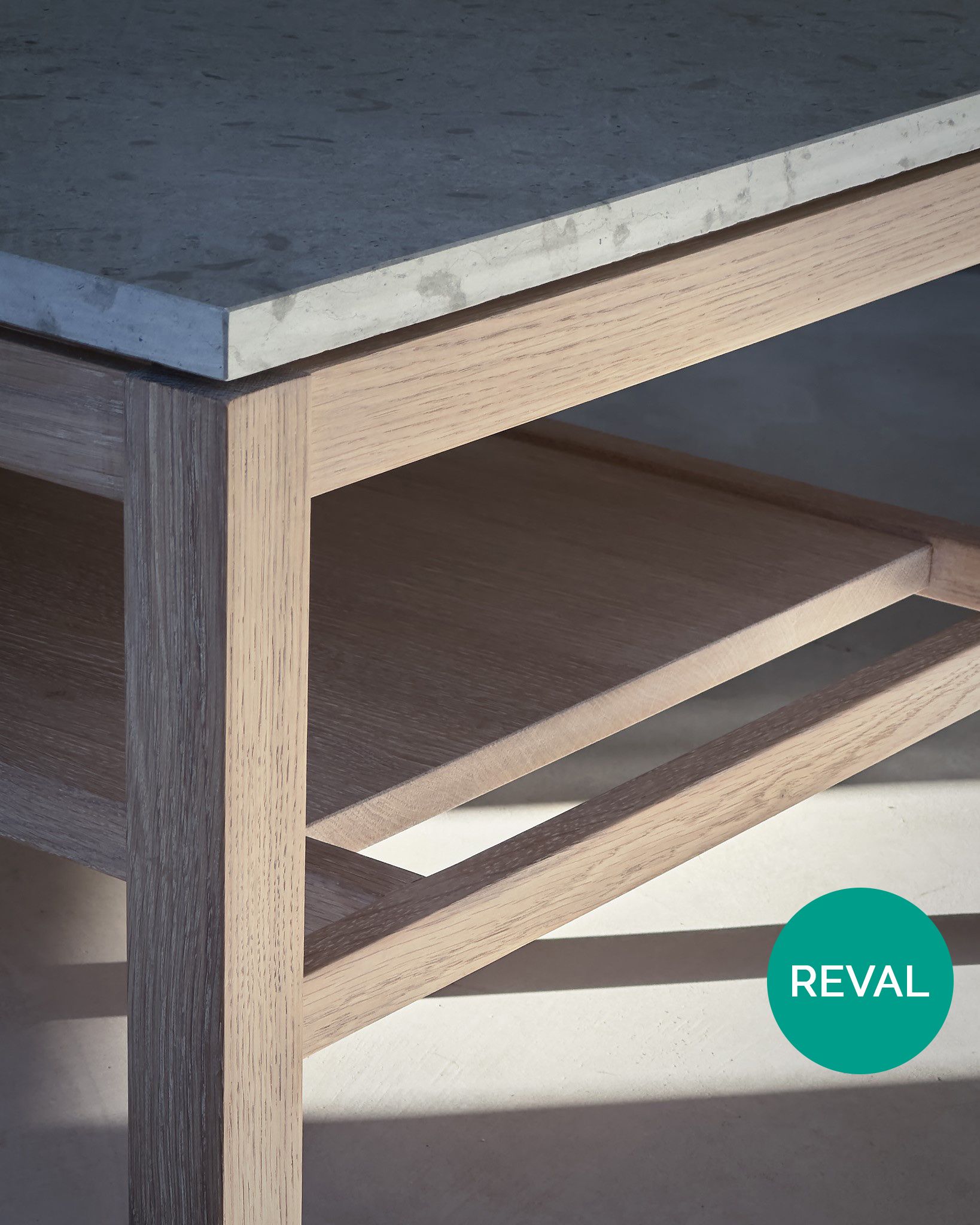 Reval hiottu pöytälevy, 1200 x 700 x 20 mm