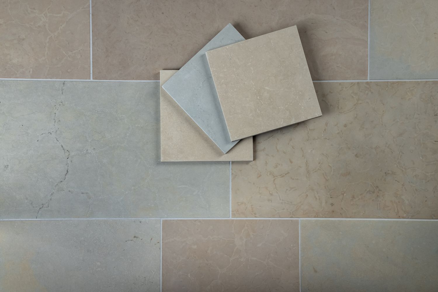 Orgita floor tiles, honed